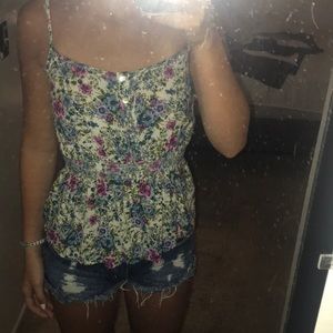 Floral tank top